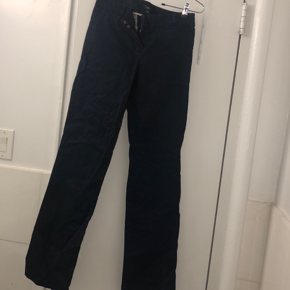 J. Crew Navy Blue Tall Trousers